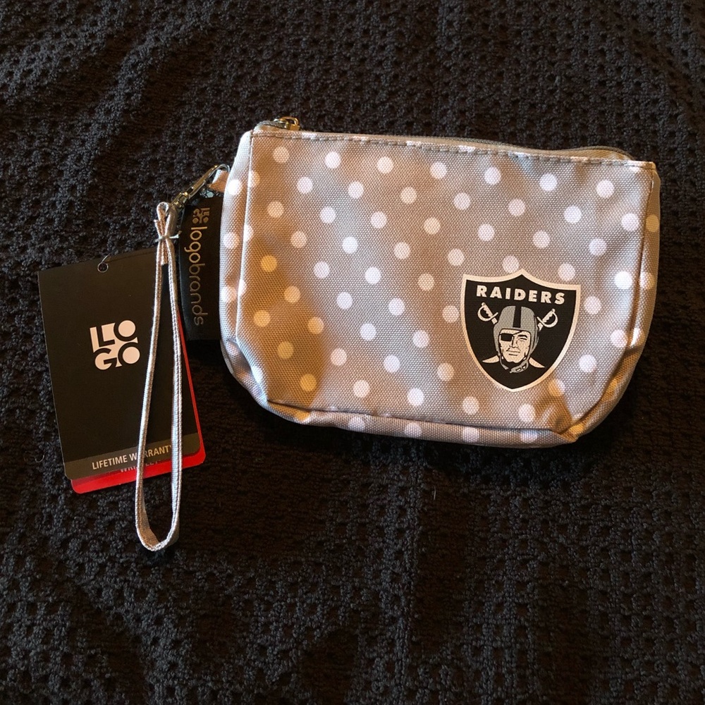 Raiders Wristlet New with tags